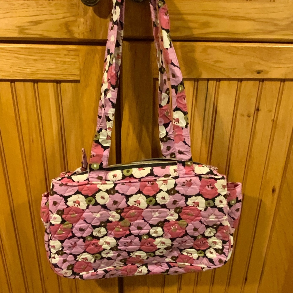 Floral Pink Women's Bag Quilted - Picture 2 of 2